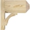 Ekena Millwork Merced Craftsman Rough Sawn Outlooker, Douglas Fir, 8"W x 14"D x 14"H OUT08X14X14MRC04RDF - alternate 4